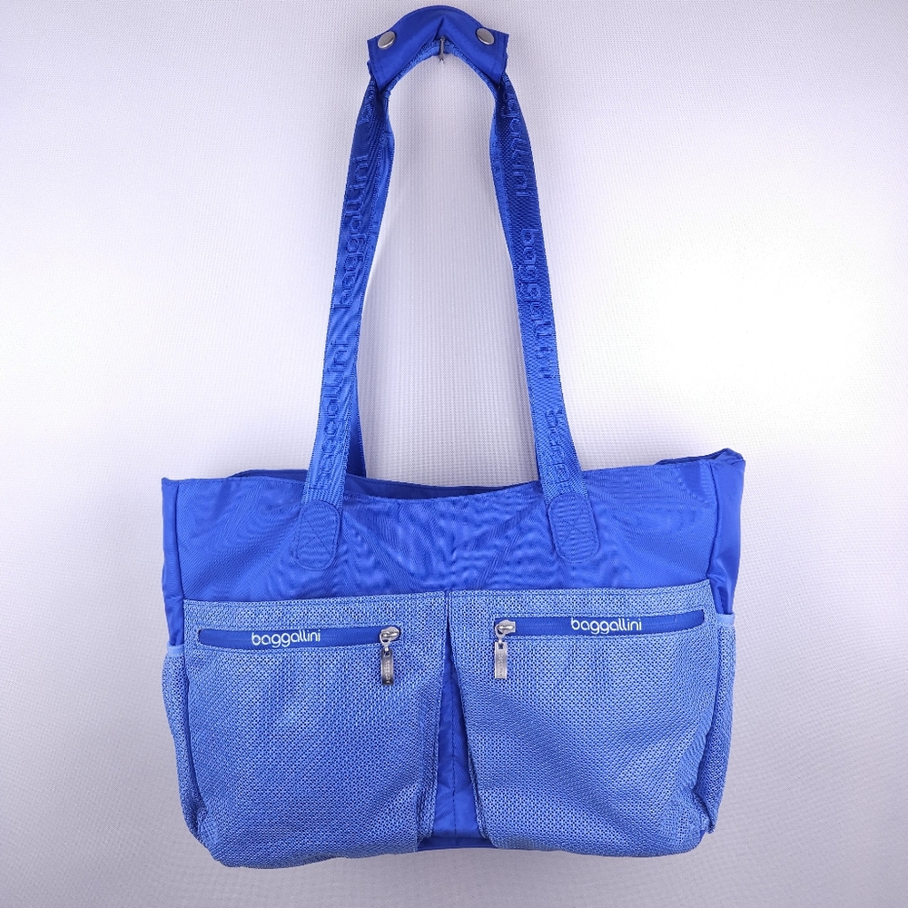 Baggalini Large Diaper Bag Mesh Pockets EUC